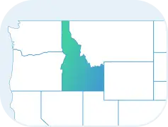 Map highlighting Driggs — Driggs, ID